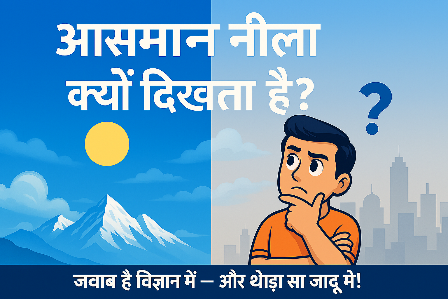 आसमान नीला क्यों दिख