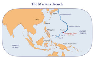 Image showing Mariana Trench Location 