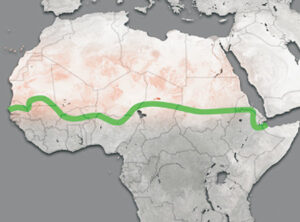 image showing Sahara Desert Great green Wall 
